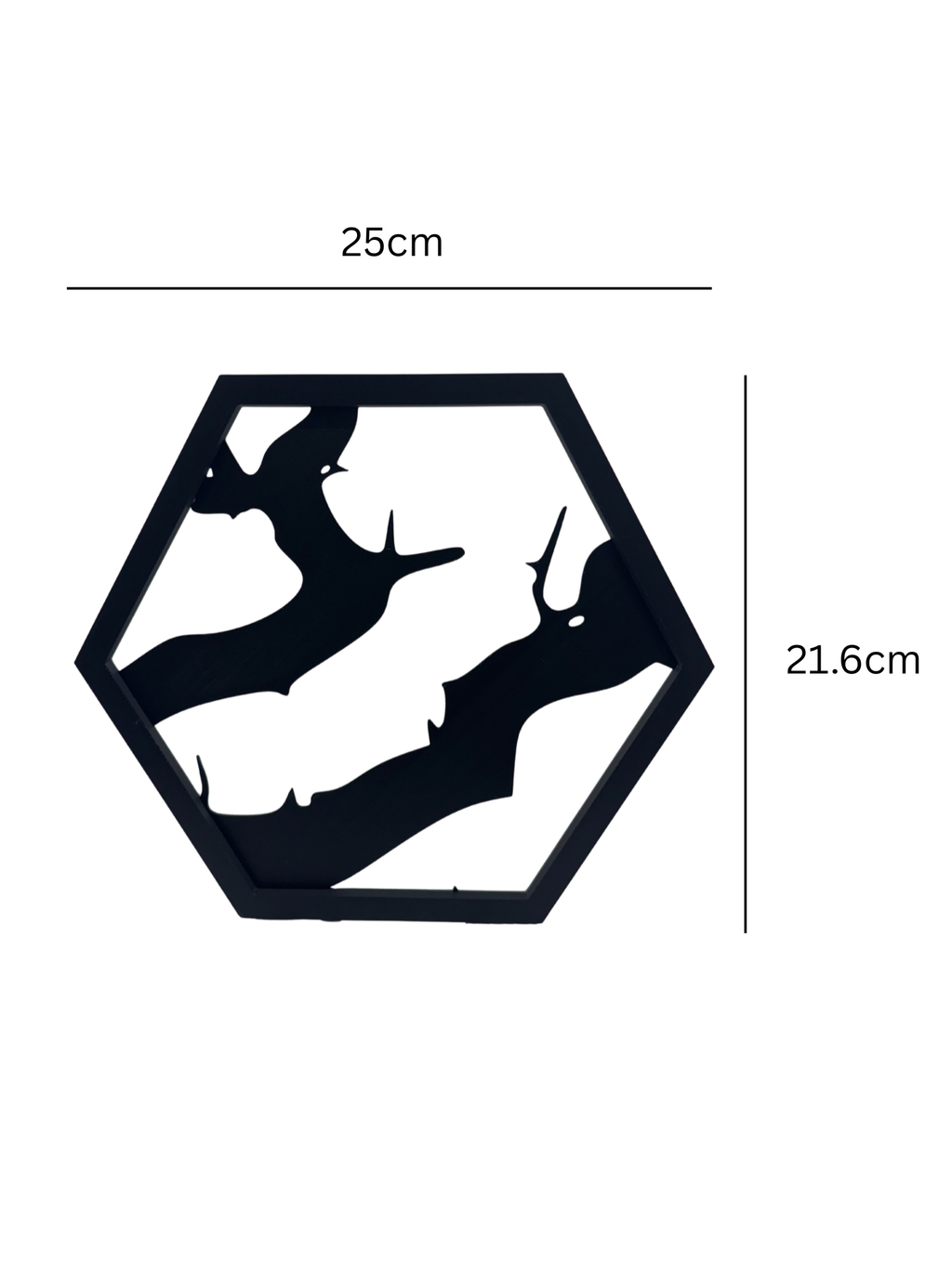 Hexagonal Tree Wall Art