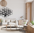Hexagonal Tree Wall Art