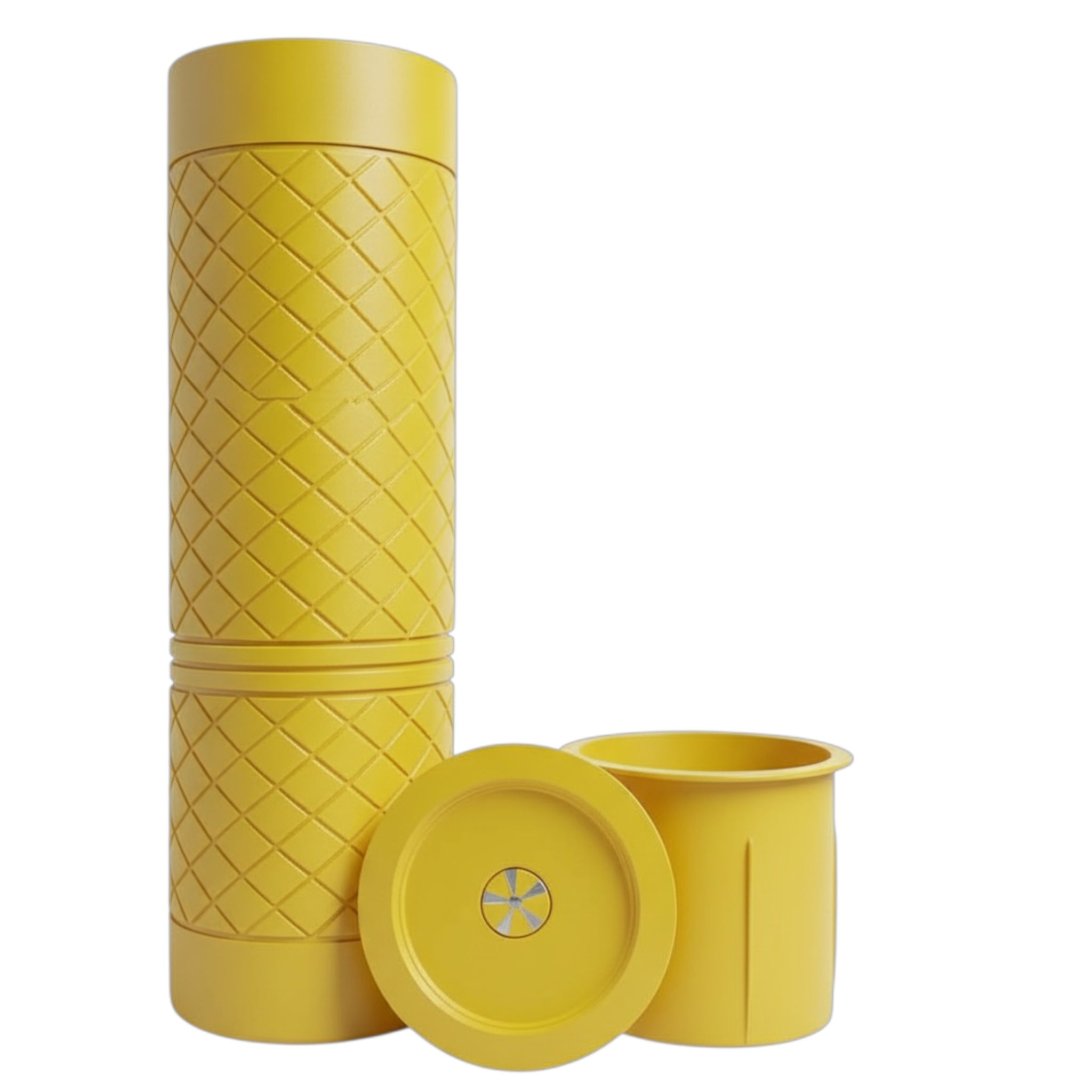 Flower Vase - 2-in-1 Cylindrical Flower Vase – Eco-Friendly 3D Printed Design