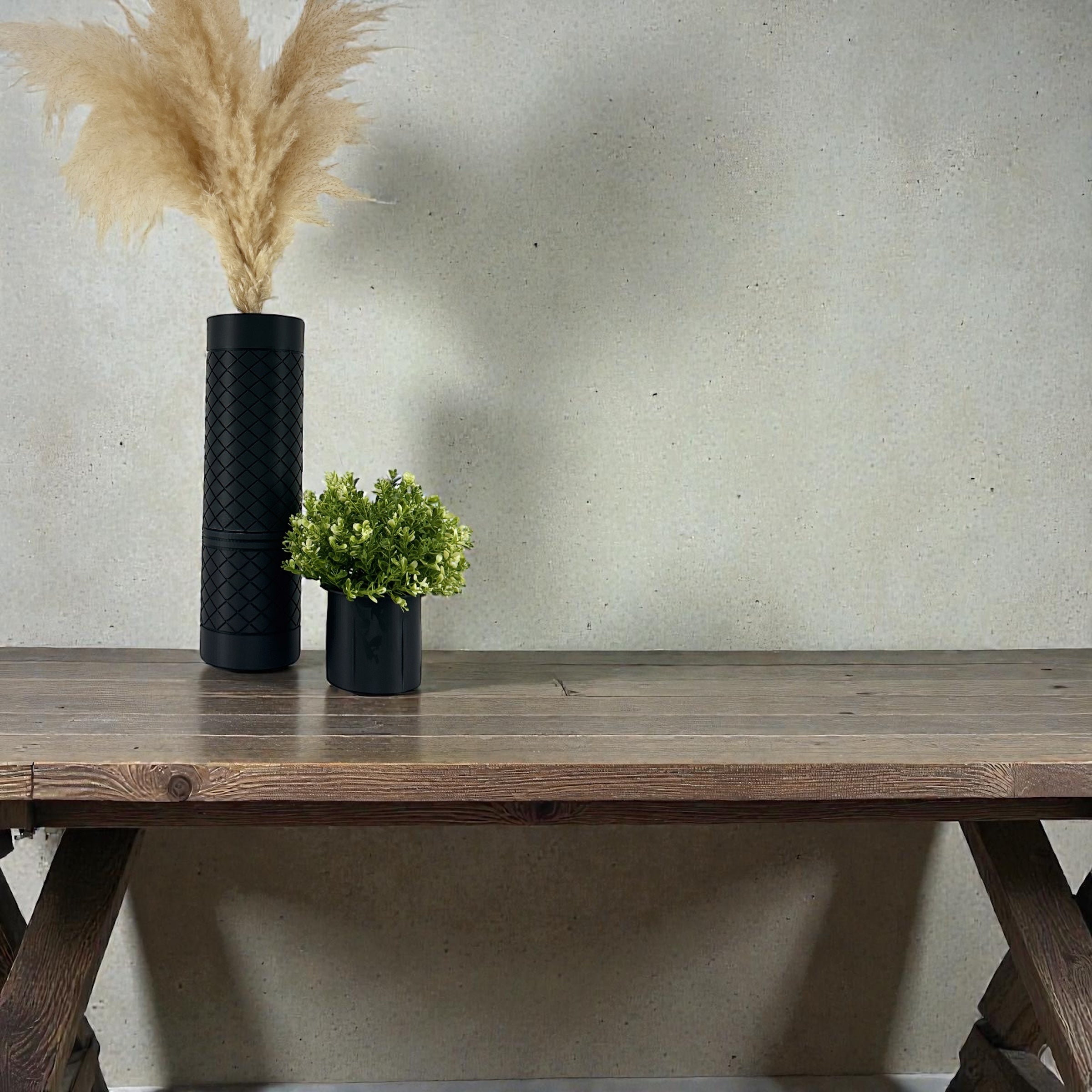 Flower Vase - 2-in-1 Cylindrical Flower Vase – Eco-Friendly 3D Printed Design